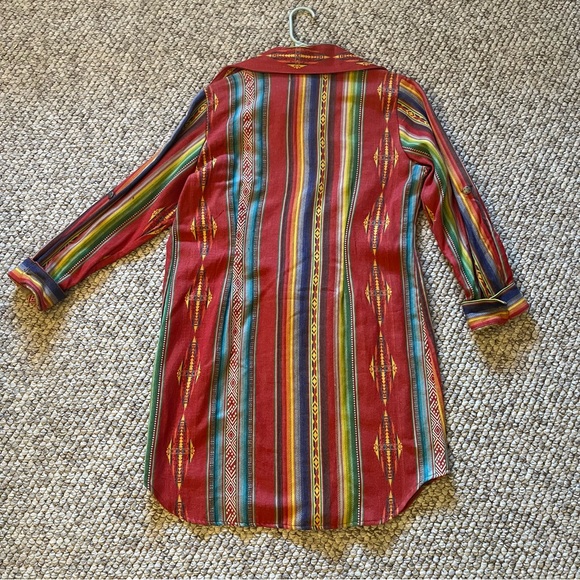 NWT Silverado Aztec Button Dress - Picture 2 of 5